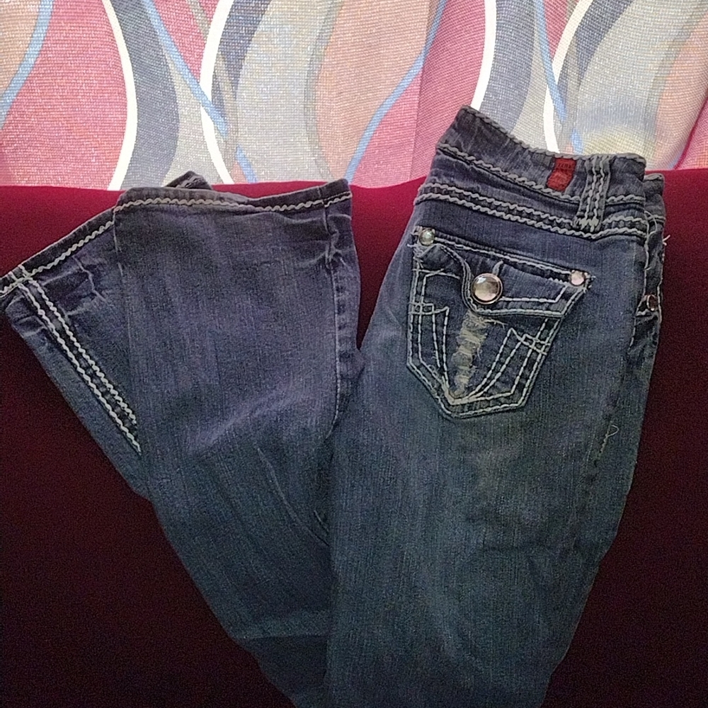 Stylish Blue Boot Cut Jeans